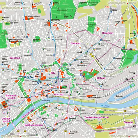 maps frankfurt